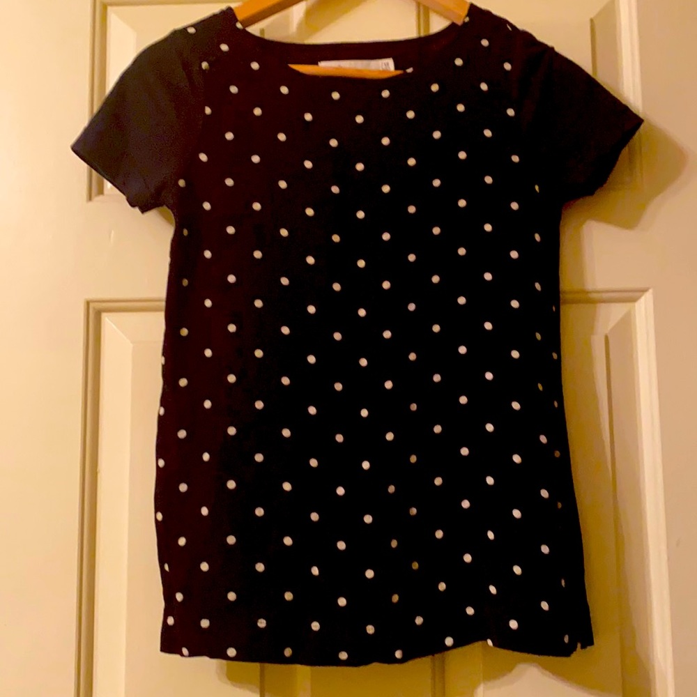 Hi Line Dotted Blouse